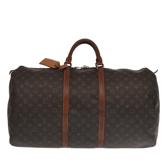 LOUIS VUITTON Monogram Keepall 60 Boston Bag M41422 LV Auth 101571 - Picture 13 of 16